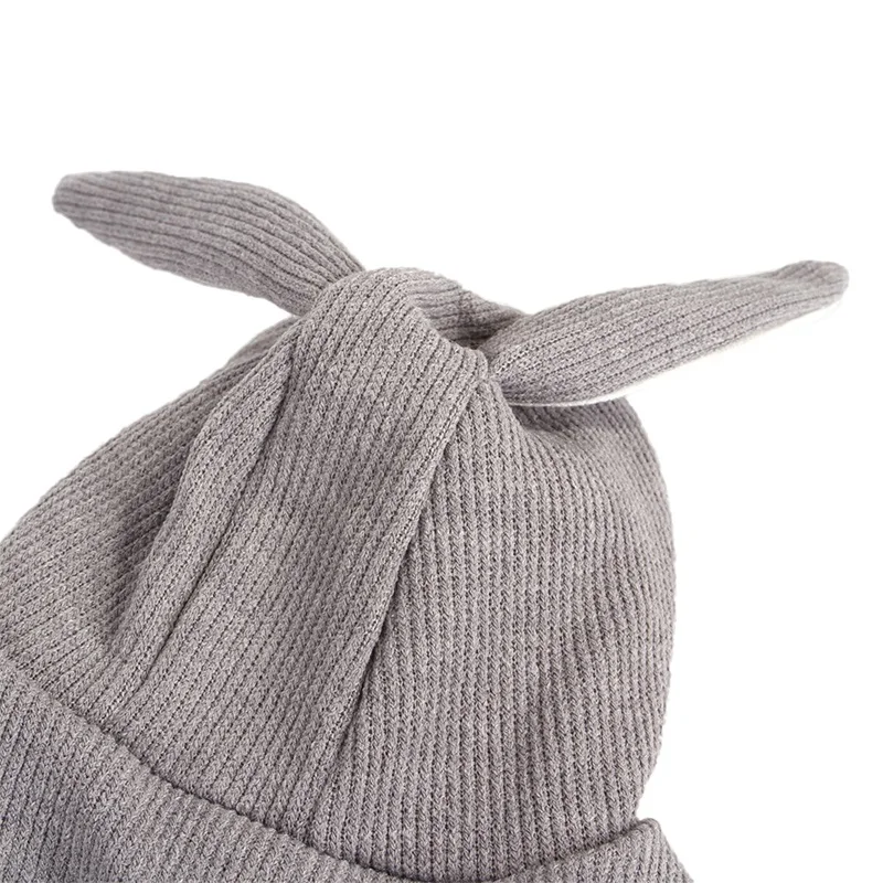 Одежда для кошек собак вязаные заячьи ушки косплей костюмы с капюшоном пальто