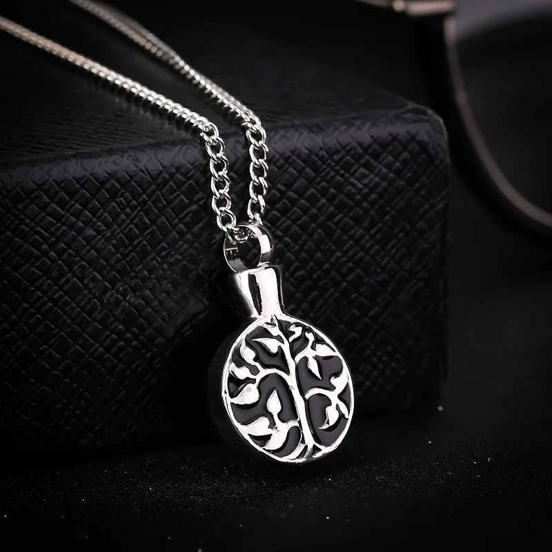 Новое дерево жизни урна для кремации бижутерия праха ожерелье и кулон женщин