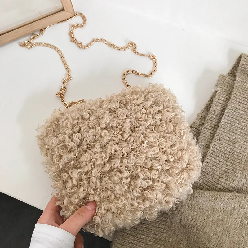 2019 зимняя модная новая круглая сумка через плечо Высококачественная мягкая