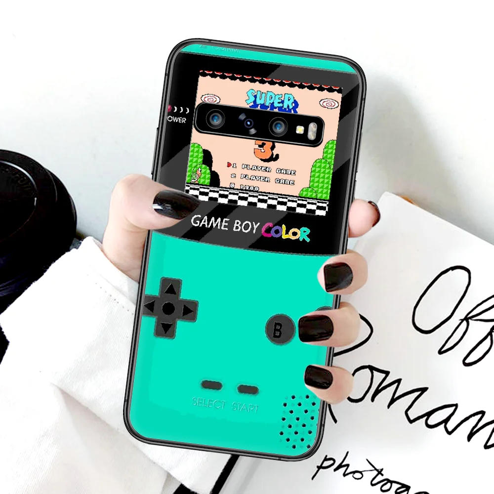 

Game Gameboy Boy Phone Case For Samsung Galaxy Note S 8 9 10 20 Plus E Lite Uitra black Funda Luxury Waterproof Silicone Coque