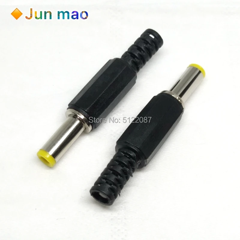 10 шт. вилка папа для постоянного тока электрическая розетка 5 5*2 разъем 5x2 1 мм