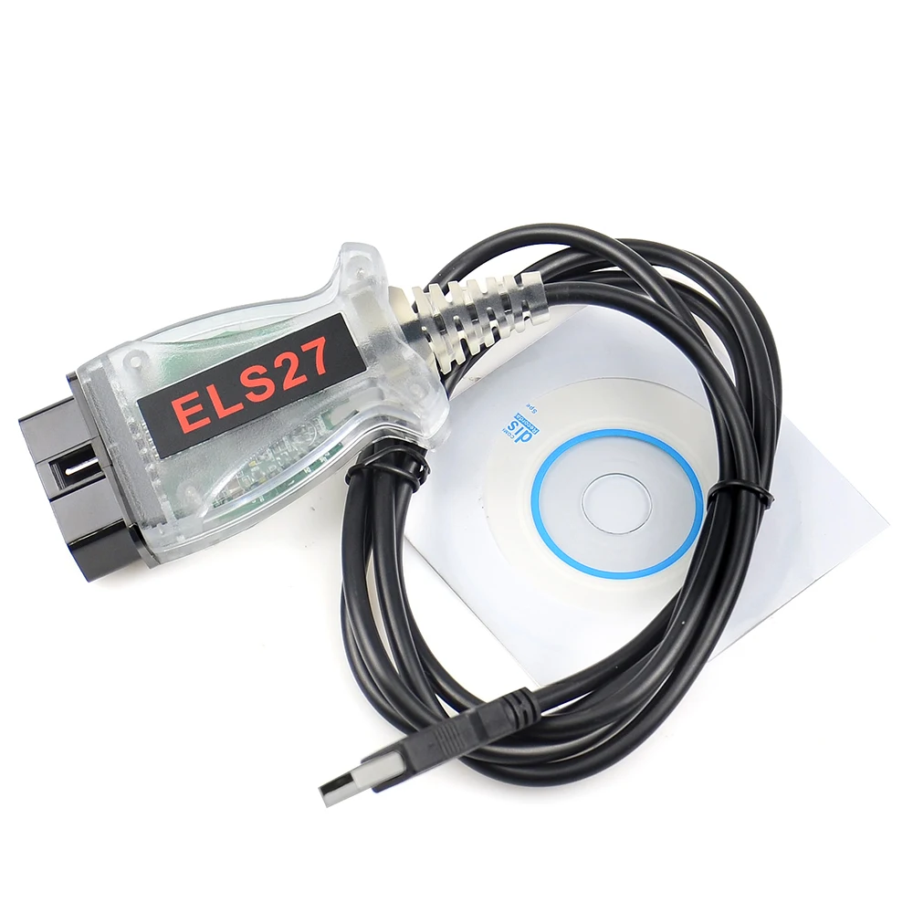 Сканер ELS27 FORScan с зеленой печатной платой PIC24HJ128GP + FTDI микрочип многоязычная