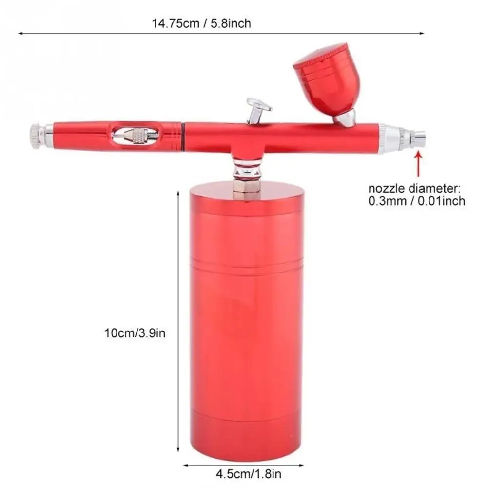 

Portable Handheld USB Charging Nail Art 0.3mm Air Compressor Spray Pen Airbrush