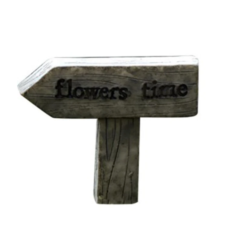 

Micro Landscape Decoration Forest Guide Sign Mini Garden Landscape Miniature Ornaments DIY Scenery LAD3
