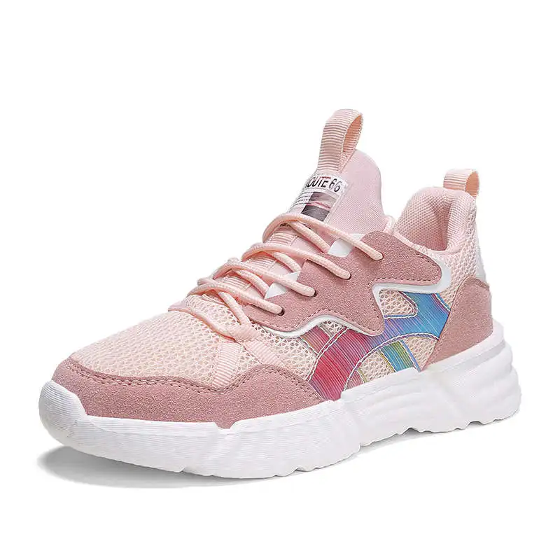

Air Brerthable Shoes Women New Arrival Plus Size Women's Sports Shoe Light Flats Woman Sneaker Brand Soft Summer Shoes 2021 C5
