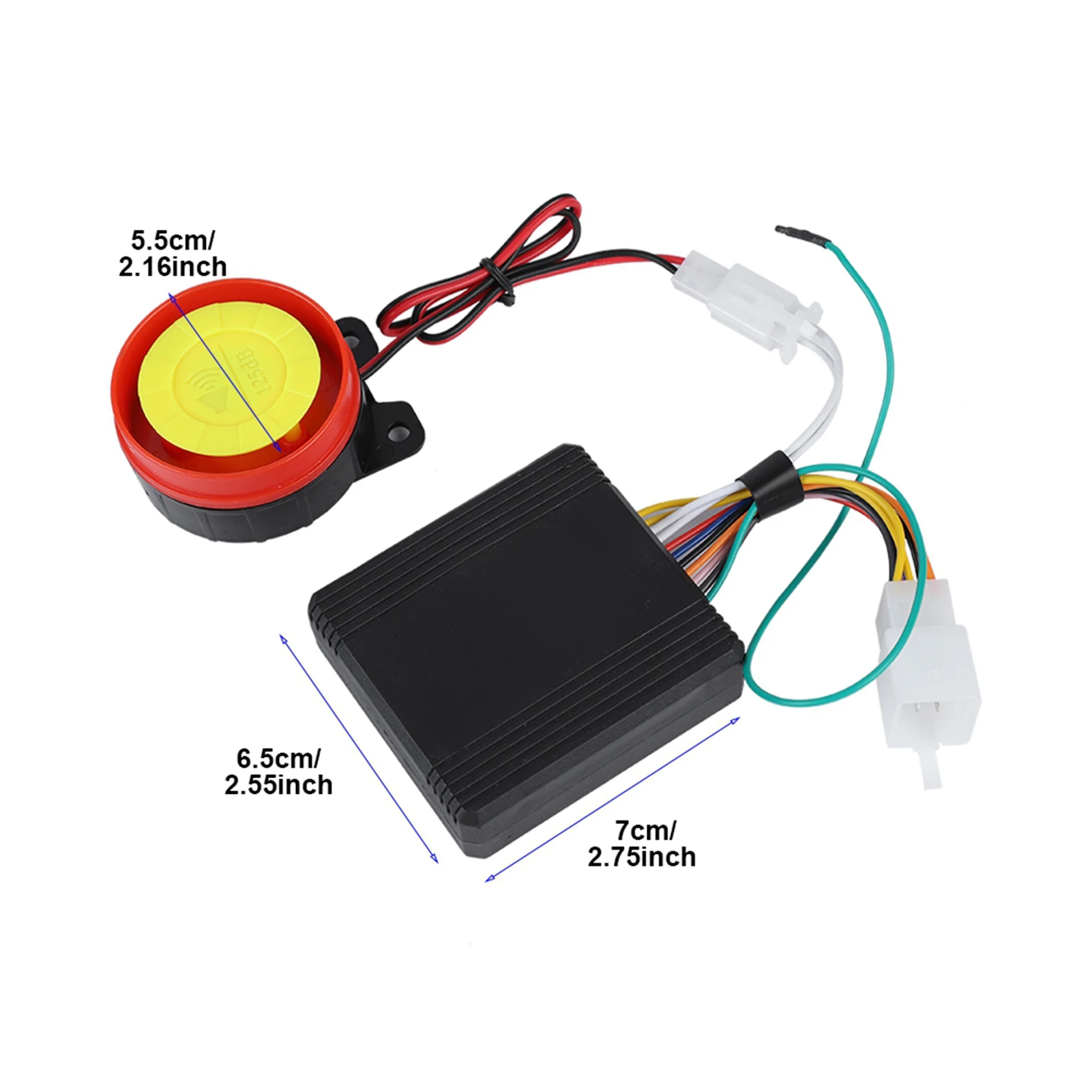 

125Db 12V Motorcycle Anti-Theft Security Alarm System Waterproof Scooter Double Scooter Remote Control