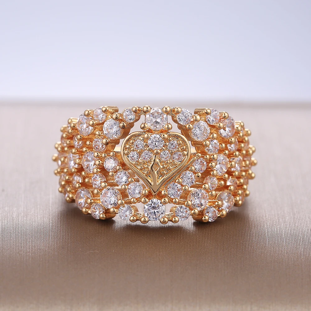 Huitan роскошные ювелирные изделия из чистого со стразами с фианитами в форме