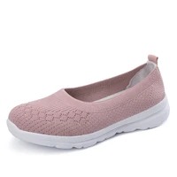 2021 new casual shoes woman slip on flats lady breathable spring autumn comfortable mother shoes light soft flats cheap footwear
