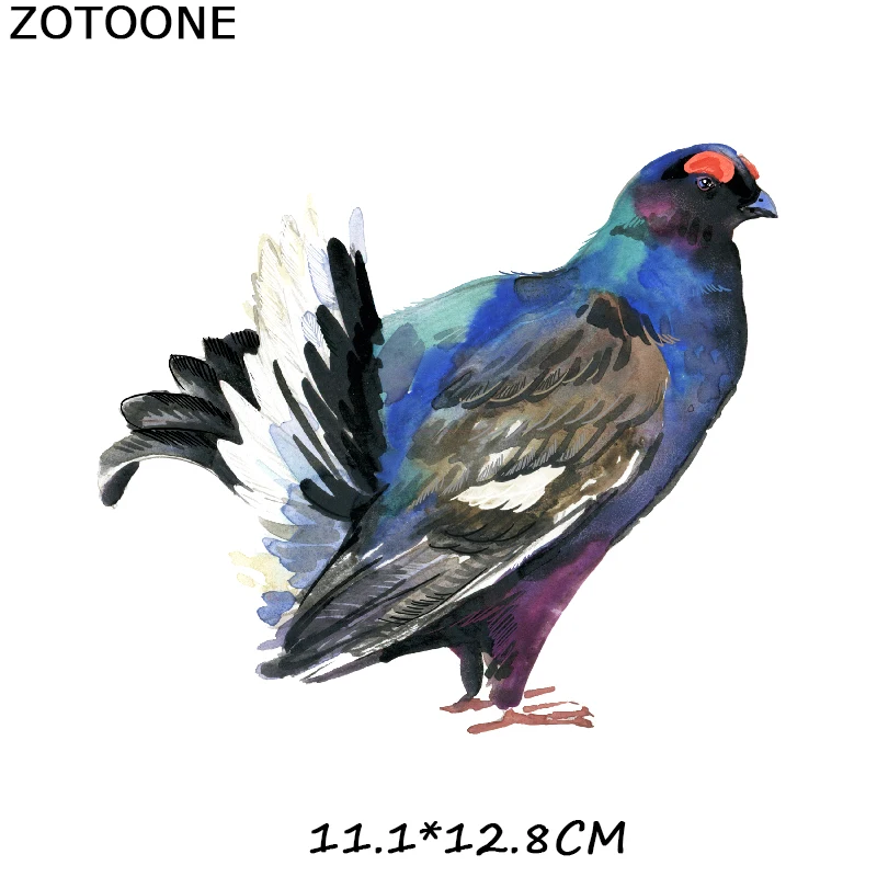 ZOTOONE красочные нашивки в форме животных наклейки для детей утюжок на переносках