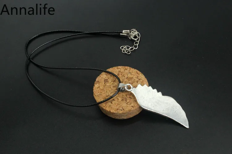 2019 New Vintage Male Punk Long Sweater Chain Choker Necklace Angel-Wing Hook Pendant Men Women Jewelry Gifts | Украшения и