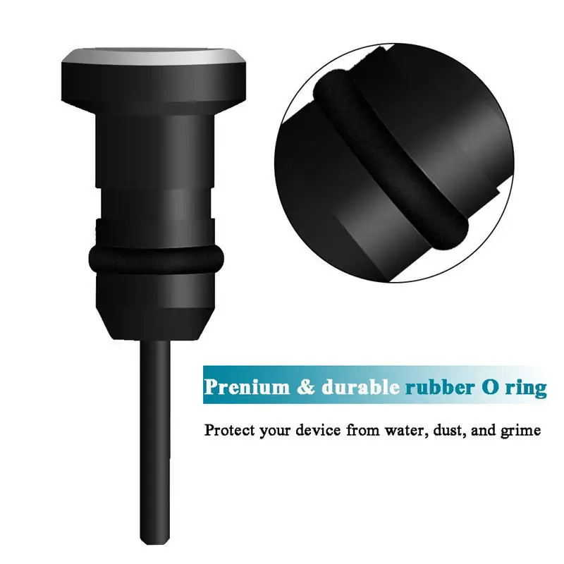 Комплект алюминиевых пылезащитных заглушек Usb C с портом для зарядки 3 5 мм и