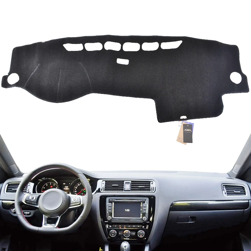 Jetta-LHD 11-18 Крышка приборной панели автомобиля для VW Beetle 1998-2010 Tiguan 2009- Polo MK5 6R Jetta 4 6 MK4 MK6 коврик приборной панели - Название цвета: Jetta-LHD 11-18