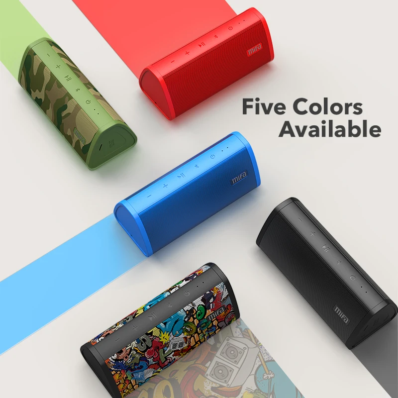 

Mifa Bluetooth speaker Portable Wireless Loudspeaker Sound System 10W stereo Music surround Waterproof Outdoor Speaker