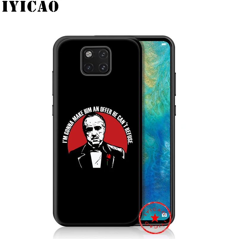 IYICAO Крестный отец холодно мягкий чехол для huawei P30 P20 P10 P9 P8 P Smart Z плюс 2019 Lite рro 2018 2017