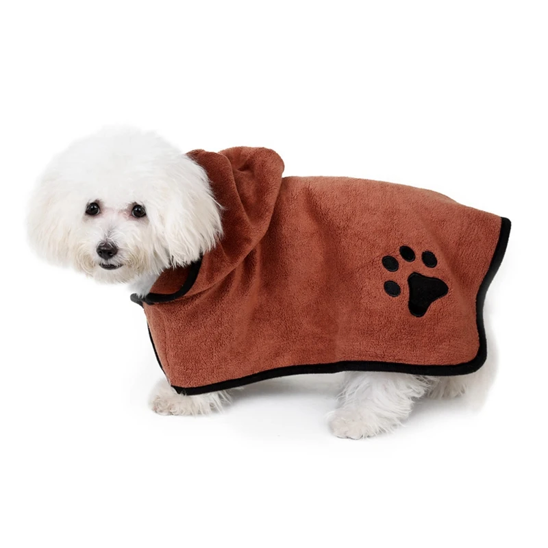 

Pet Dog Towel Super Absorbent Dog Bathrobe Microfiber Bath Towels Quick-drying Cat Bath Towel