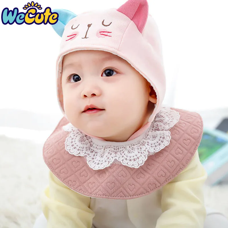 

Детские нагрудники Wecute из чистого хлопка, круглые нагрудники для маленьких мальчиков и девочек, нагрудник с кисточками для кормления, Слюня...