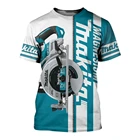 Футболка мужская унисекс с коротким рукавом и 3D-принтом, в стиле Харадзюку