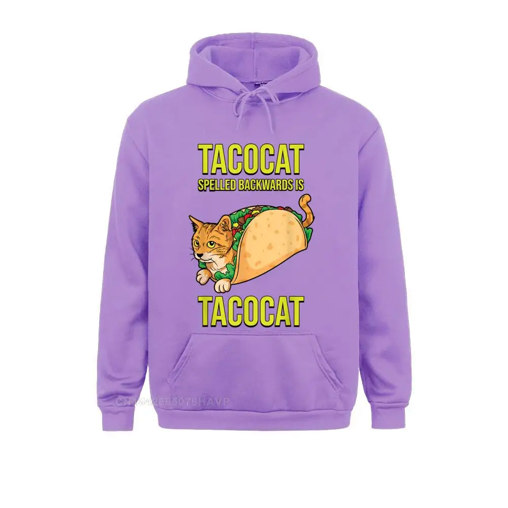 Cool Tacocat Spelled Backward Is Tacocat Funny Cat Lover Hoodie Men Sweatshirts Fitted Summer Long Sleeve Hoodies Clothes images - 2