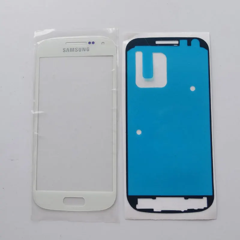 Запасное Переднее стекло для ЖК экрана Samsung Galaxy S4 MINI i9190 i9192 i9195 10 шт./Лот внешнее +
