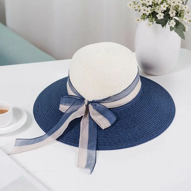 Новый летний Для женщин пляжные кепки для защиты от солнца девочек козырек с