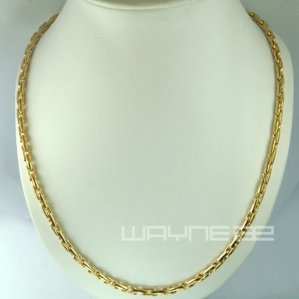 Мужское колье золотистого цвета N249 длина 50 см или 60 ширина 3 мм|men gold|necklace necklacenecklace