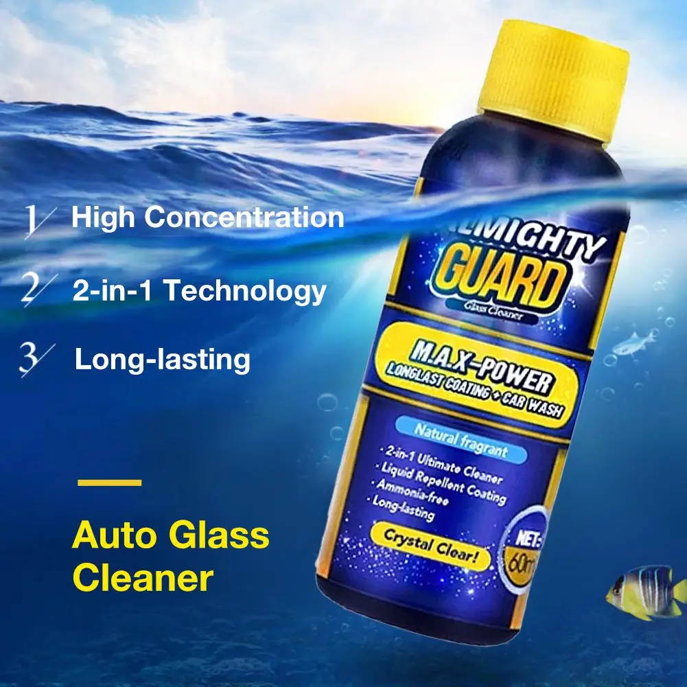 

Cleaning Care 60ml Car Window Windshield Cleaner Defogging Agent Auto Glass Cleaner Anti-scratch Long Lasting Car Accessories