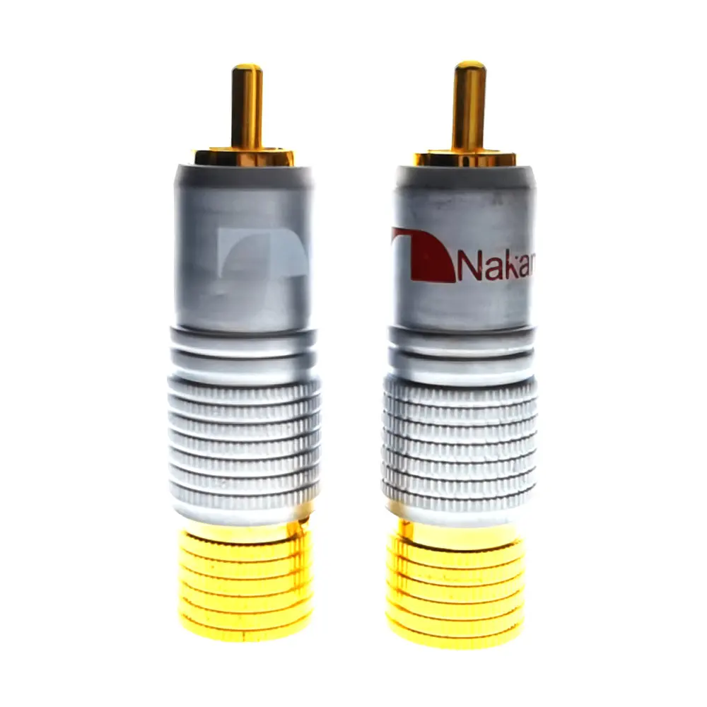 Комплект из 2 предметов с покрытыем цвета чистого 24 каратного золота Nakamichi RCA