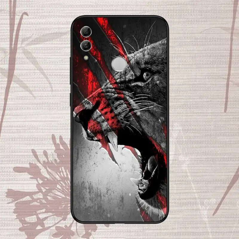 

Tiger Leopard Lion Phone Case For Huawei Honor 7C 7A 8X 8A 9 10 10i Lite 20 NOVA 3i 3e