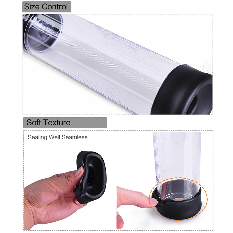 Male Penis Vacuum Pump Enlargement Extension Machine Vibrator Extender Powerful Enlarger Sex Toys for Men |