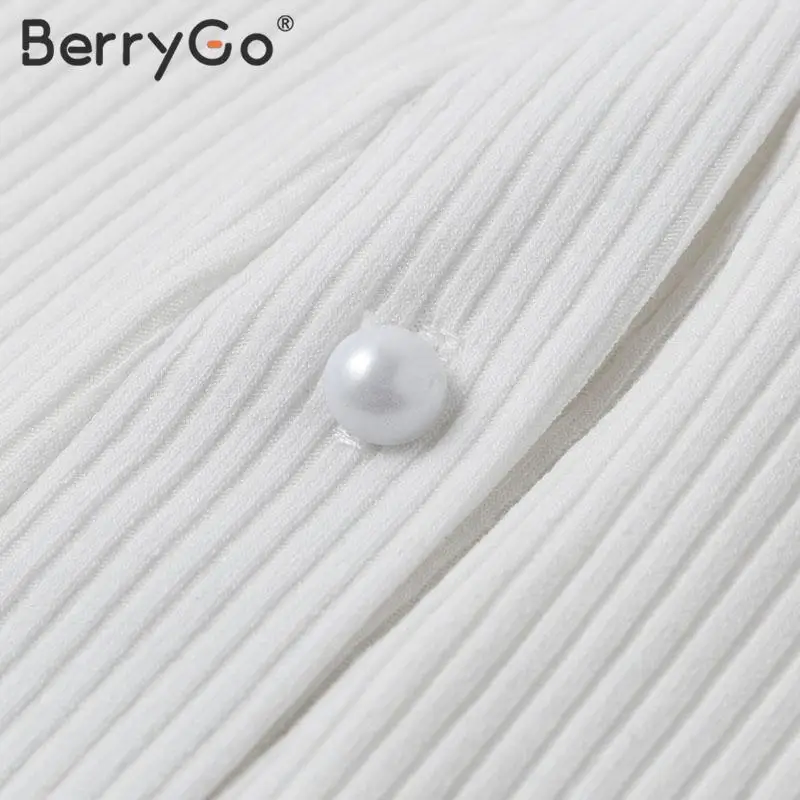 BerryGo сексуальный женский короткий топ с v образным вырезом кружевная Элегантная