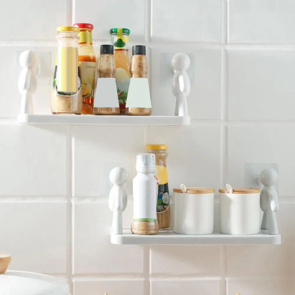 

Toy Figurine Hanger Useful Toy Figurine Hanger Bathroom Storage Shelf Punch-free Bathroom Shelf Decorative for Garden