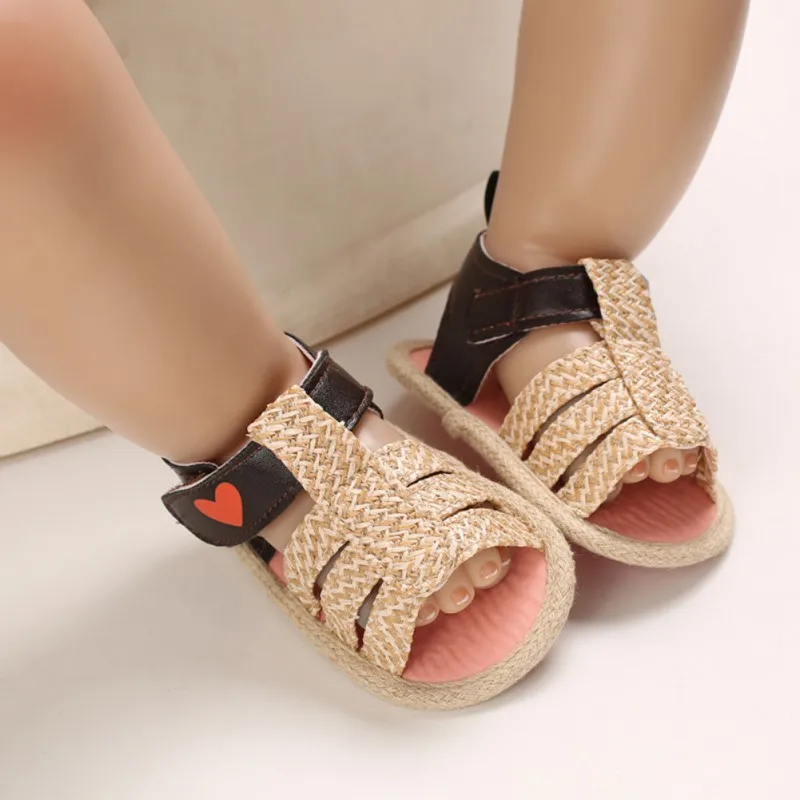 

Baby Girl Summer Shoes Fashion Woven Non-Slip Sandals For Infants Toddlers Girls Casual Sandal Shoes