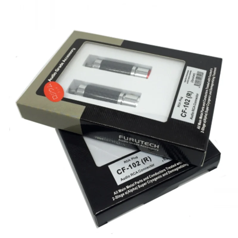 Высококлассный разъем RCA из углеродного волокна FURUTECH CF 102(R) размагничиваемая