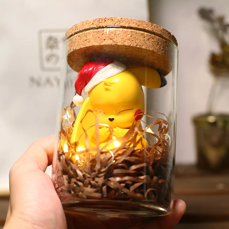 Милая фигурка Такара Томи Покемон Рождество Пикачу аниме мультяшная