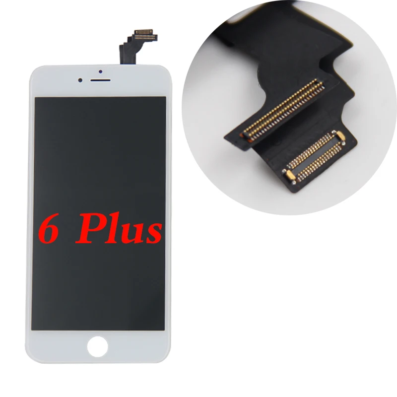 GradeAAA+++ для iPhone 6S 6Plus iphone 8plus ЖК-дисплей Дисплей с 3D силы кодирующий преобразователь сенсорного экрана в Сборе 7plus без битых пикселей+ подарок