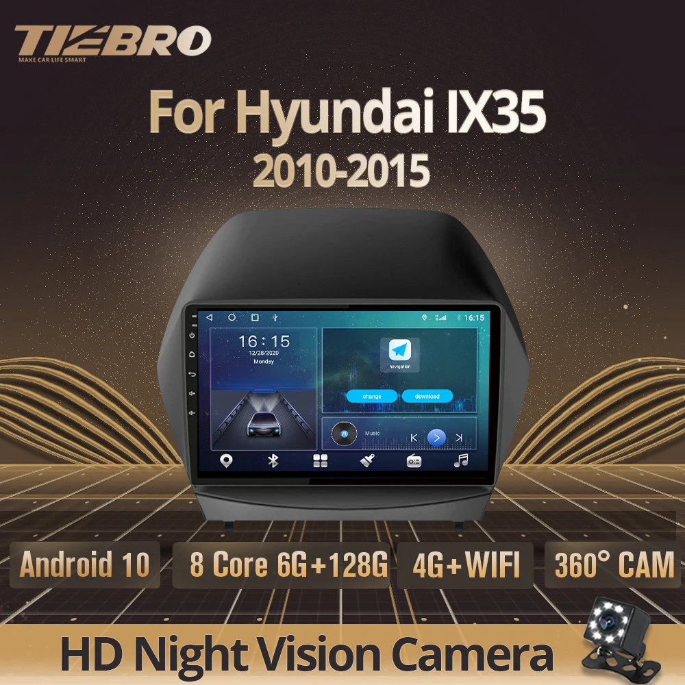 Автомагнитола 2DIN Android 10 0 для Hyundai IX35 2010 2015 GPS навигация автомобильный