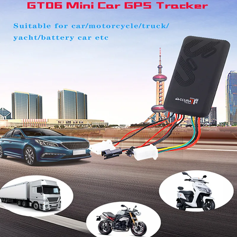 GT06 Мини Автомобильный gps трекер SMS GSM GPRS автомобиль онлайн система слежения монитор дистанционное управление сигнализация для мотоцикла локатор устройства