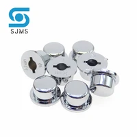 20pcs silver plating tactile push button cap gjw109 switch button hat 9 75 6mm inner hole 3 4mm for 6 6 mm tact micro switch