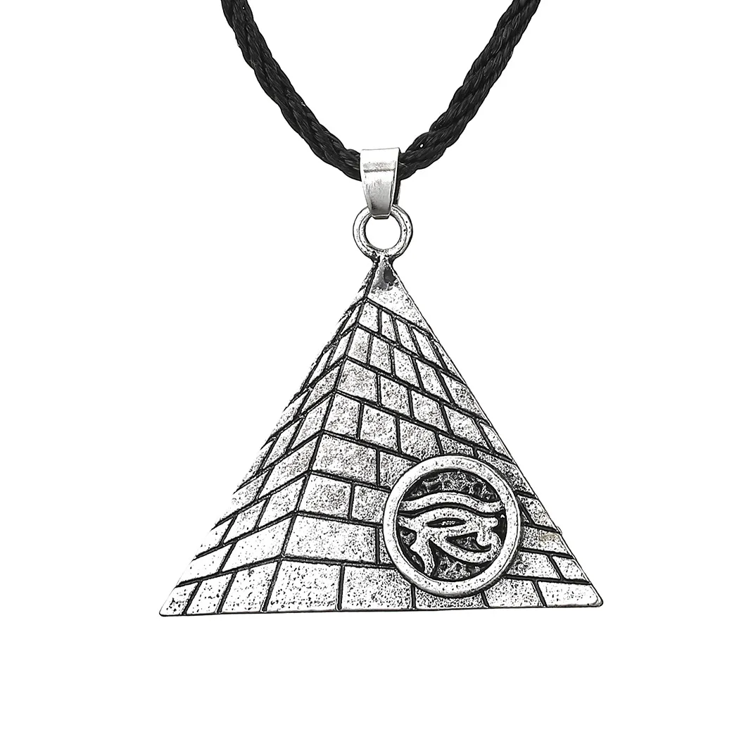 

Kinitial Retro Udega Egyptian Symbol Pendant Necklace Horus Egyptian Eye Egyptian Eye Pendant Necklace Charm Man goth Jewelry