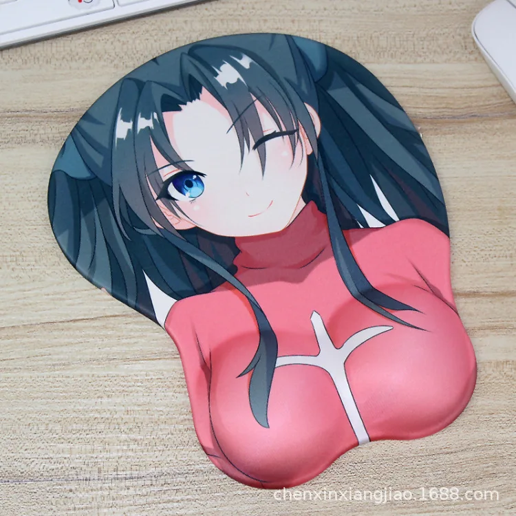 14 Miku Saber Nier Song Hana PUBG бетмен И Дедпул Fate DVA сексуальный сундук Мягкий гель 3D коврик для мыши эргономичный коврик для мыши с поддержкой запястья - Цвет: 14