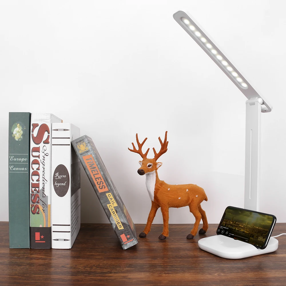 Складной светодиодный Настольный светильник с сенсорным выключателем