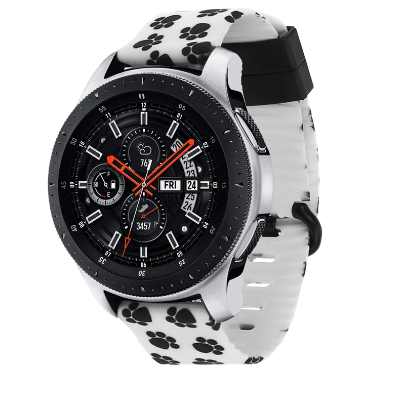 Силиконовый ремешок для часов с принтом для huawei Watch GT 2 46 мм/GT2 Active 46 м Смарт-часы 22 мм ремешок для samsung galaxy S3