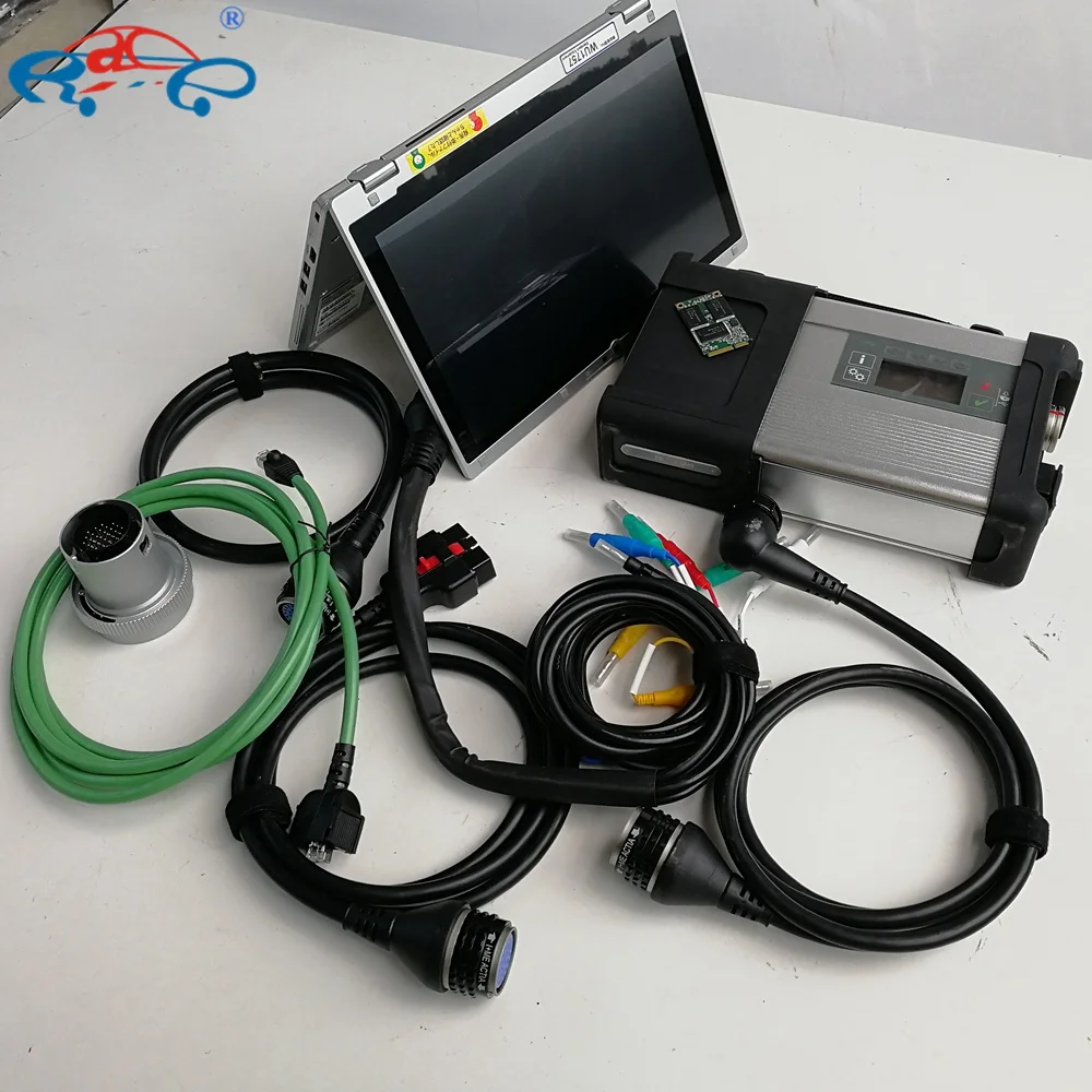 Mb Star C5 SD COnnect с б/у P anasonic CF AX2 I5 CPU 4G RAm Mini 480GB SSD V06.2021 для Mercedes авто диагностические