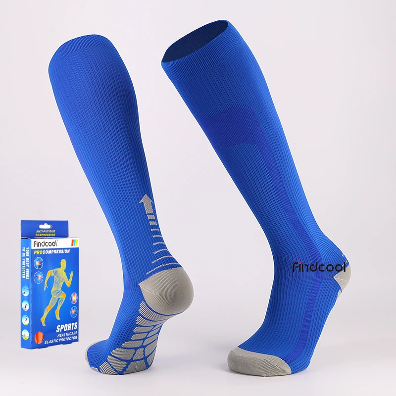 Мужские профессиональные Компрессионные носки дышащие для путешествий подходят