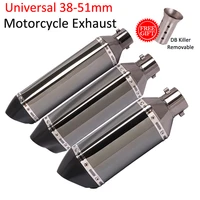 36 51mm universal motorcycle exhaust pipe muffler escape moto db killer for rc390 z900 gsxr750 ktm390 s1000rr nc700 msx125 z400