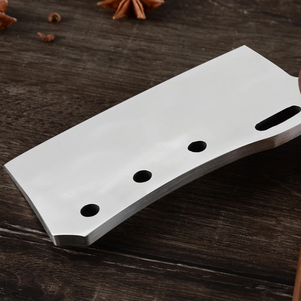 Полностью Tang нож для резки 4 3 &quotКливер немецкий высокоуглеродистая Нержавеющая