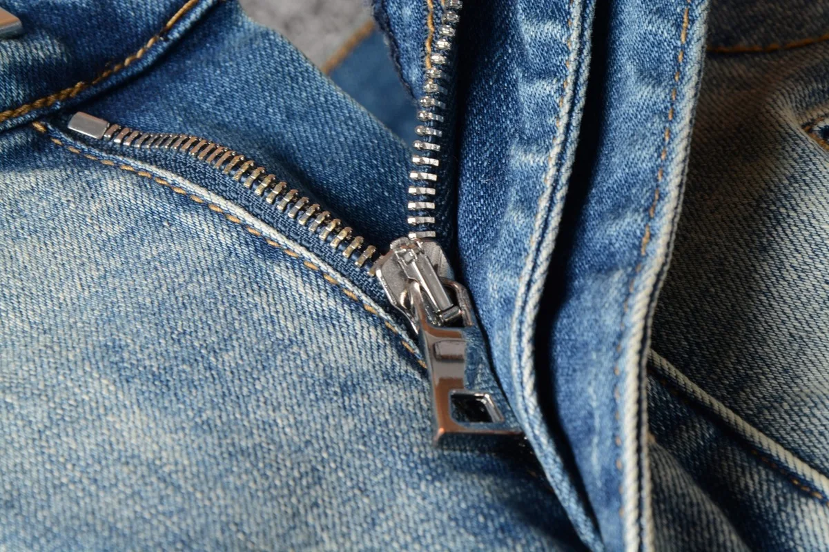 Джинсы мужские стрейчевые мотоциклетные брюки рваные джинсы в стиле хип-хоп