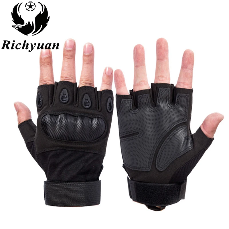 

Touch Screen Military Tactical Fingerless Gloves Soldier Combat Army Airsoft Paintball Shooting Hard Knuckle Gloves Men Women