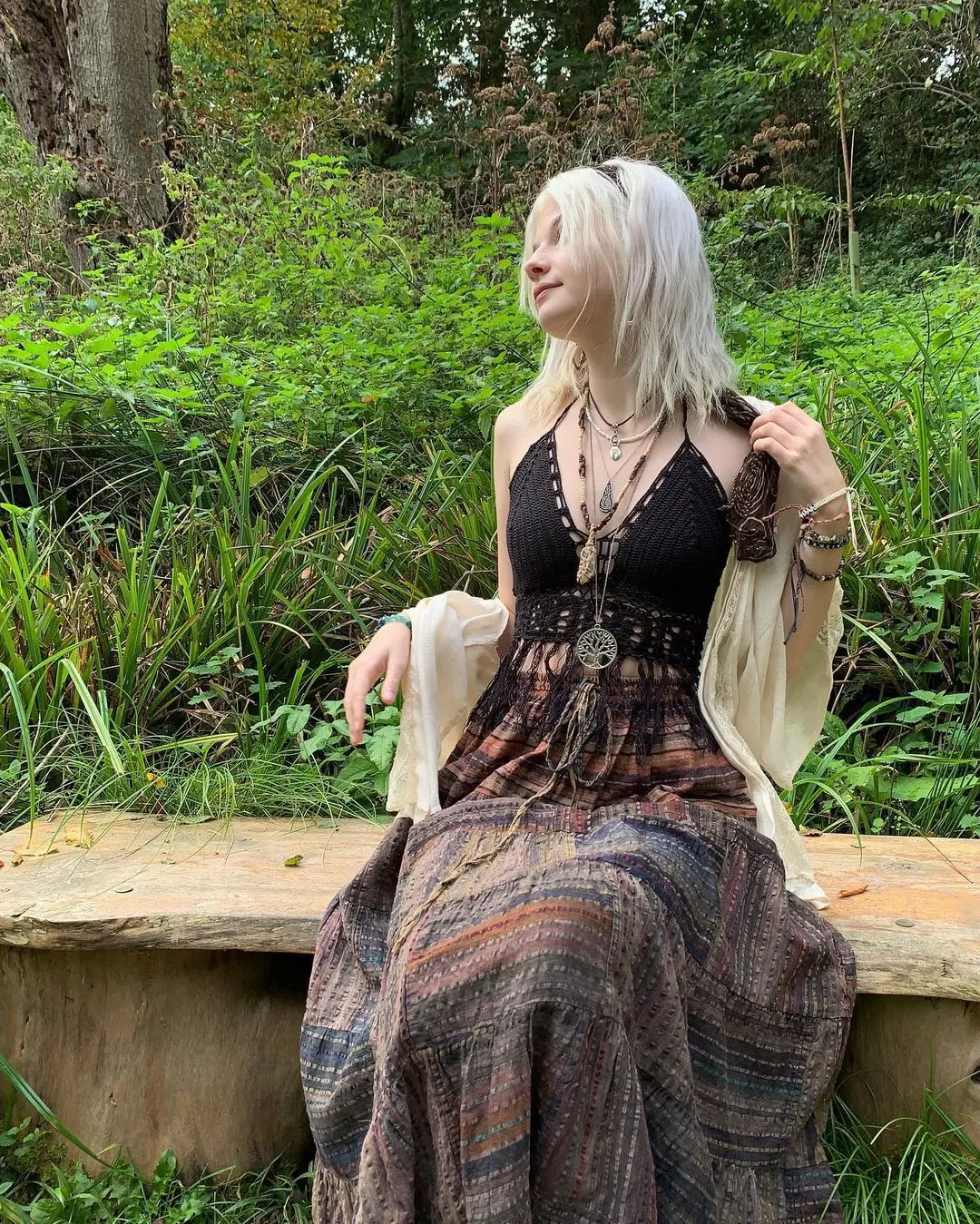 Корейские длинные юбки в стиле бохо Fairyore гранж ретро кавайные праздничные