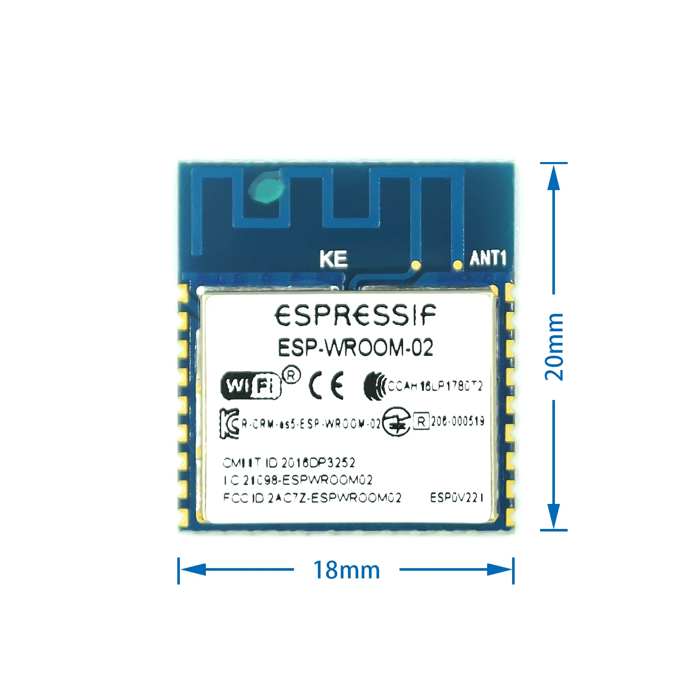 ESP8266 серийная WIFI модель Φ-02 |